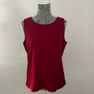 NWOT Eileen Fosher stretchy rayon tank Sz L